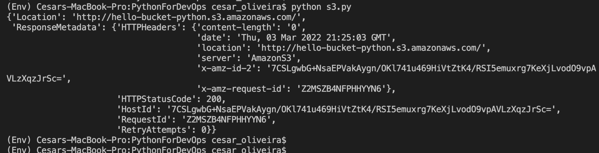 Manipulando buckets e objetos do Amazon S3 com Python Coffops